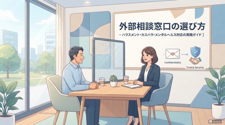 中小企業の外部相談窓口の選び方｜費用相場と失敗しない委託先の見極め方【公認心理師監修】